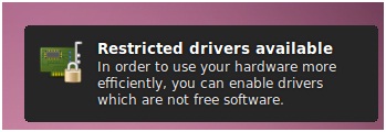 Restricted drivers avaiable