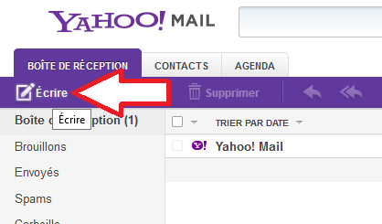 Envoyer un fichier avec Yahoo mail