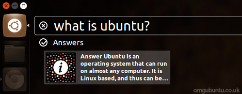 Ubuntu Unity Answer Lens