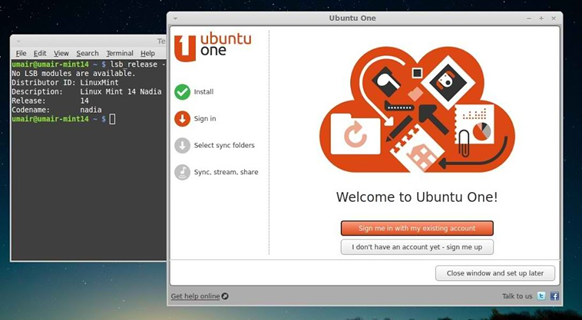 Ubuntu One Linux Mint