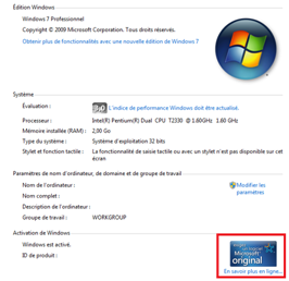 Comment activer windows 7