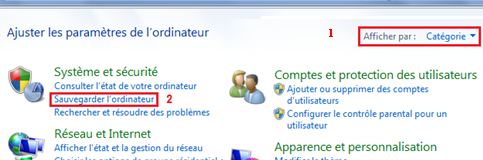 Créer un disque de réparation de Windows 7