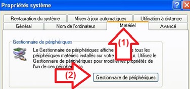 Gestionnaire de périphériques