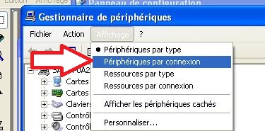 Périphériques par connexion