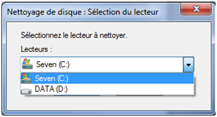 Faire un nettoyage de disque sous Windows 7