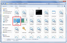 Lancer le panneau de configuration sous windows 7