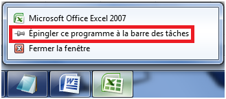 Personnaliser la zone de lancement rapide de windows 7