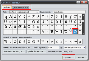 Comment ajouter un symbole sur une page Word