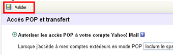 POP et SMTP sur Yahoo