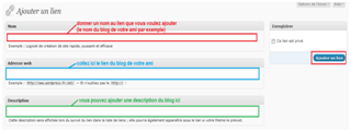 Ajouter un ami sur le blog WordPress