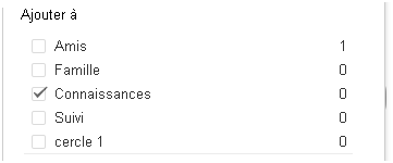 ajouter des contacts à un cercle google plus