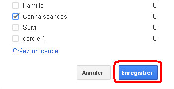 ajouter des contacts à un cercle google plus