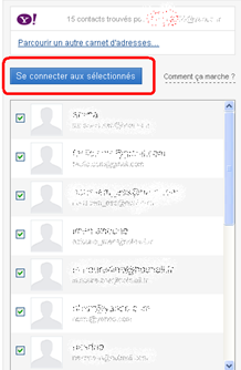 Ajouter mes contacts mail sur bodoo