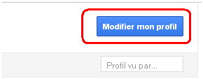 Bouton pour modifier un profil google plus