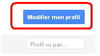 Bouton pour changer le profil de google plus