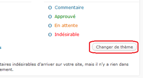 Changer le thème de son blog WordPress