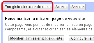 Configurer la recherche sur mon site google sites