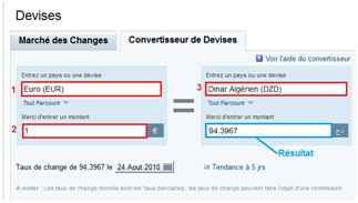 Comment convertir des devises