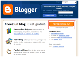 Comment créer un blog chez Blogger