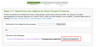 Comment créer un groupe yahoo