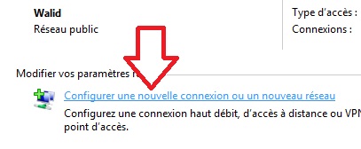 Configurer une nouvelle connexion