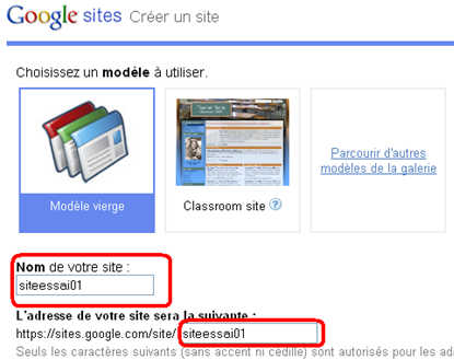 Comment créer un site google sites