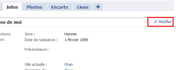 Modifier sa date de naissance sur Facebook