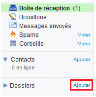 Comment créer un dossier mail dans Yahoo