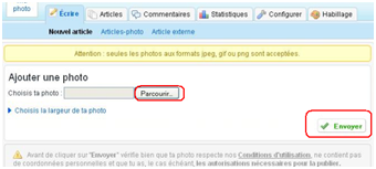 Comment publier un article sur mon blog Skyrock