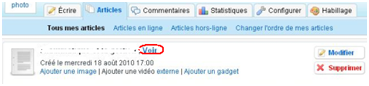 Comment publier un article sur mon blog Skyrock