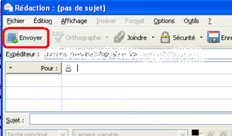 Envoyer un mail avec thunderbird