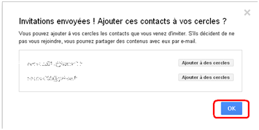 inviter des personnes à joindre google plus
