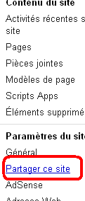 Comment limiter l’accès au google sites ?