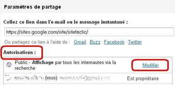 Comment limiter l’accès au google sites ?