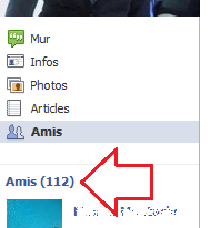 voir sa liste d'amis facebook
