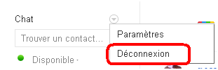 Comment se mettre hors ligne sur google+ ?