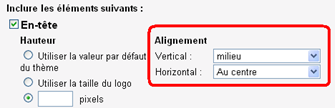 Comment modifier l’alignement d’entête d’une page google sites