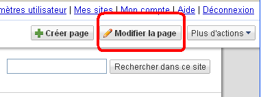 changer le nom d’une page sur un site google sites