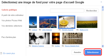 Modifier l’image de fond de la page d’accueil google