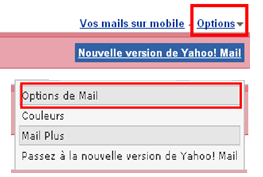 Modifier le nombre de mails affichés sur yahoo