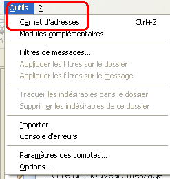 Ajouter un nouveau contact mail sur thunderbird