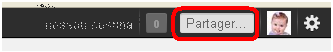 Bouton partager du compte google plus