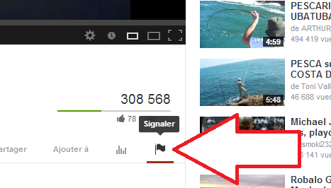 Comment signaler une vidéo sur Youtube
