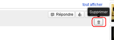 supprimer un commentaire sur youtube