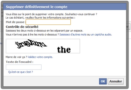 Comment supprimer un compte Facebook définitivement