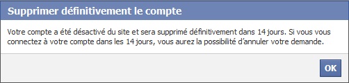 Comment supprimer un compte Facebook définitivement