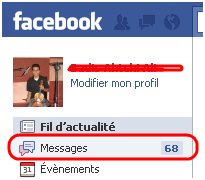 Voir mes messages envoyés sur facebook