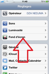 Fond d'écran iPhone