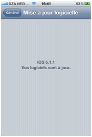 Démarche pour faire une mise à jour iPhone