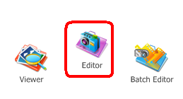 Bouton Editor Photoscap